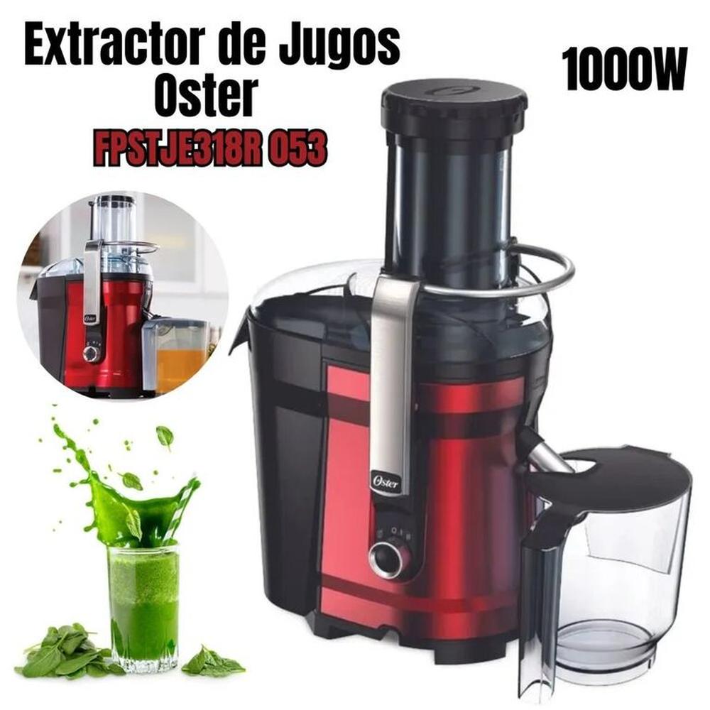 Extractor de Jugos Oster FPSTJE318R - 1000Watts Extractor de Jugos Oster FPSTJE318R - 1000Watts