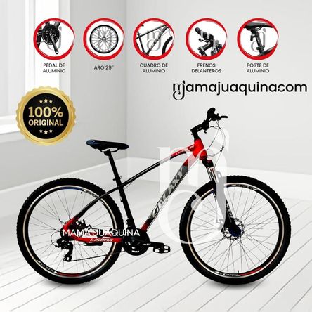 Bicicleta Deportiva Aro 29 «GALAXY» de Lujo Red