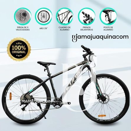Bicicleta Deportiva Aro 29 «CONCORD» de Lujo Gray/Green
