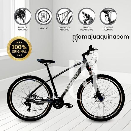 Bicicleta Deportiva Aro 29 «GALAXY» de Lujo Gray