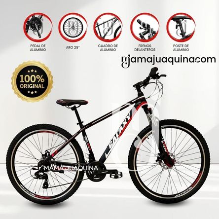 Bicicleta Deportiva Aro 29 «FAST GALAXY» de Lujo Red