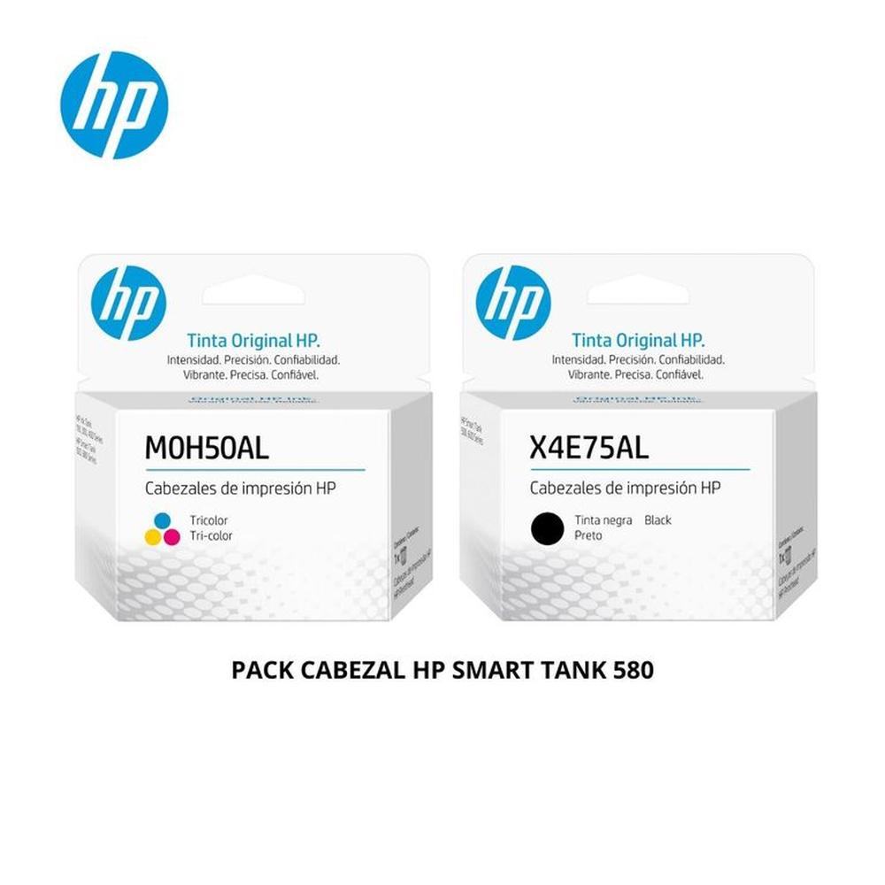 PACK Cabezal (HP MOH50AL - X4E75AL) PARA IMPRESORA HP SMART TANK 580 PACK Cabezal (HP MOH50AL - X4E75AL) PARA IMPRESORA HP SMART TANK 580