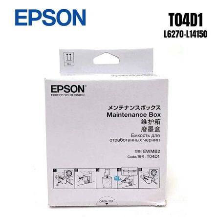 CAJA DE MANTENIMIENTO EPSON T04D1 PARA L14150 L6270 L6171 CAJA DE MANTENIMIENTO EPSON T04D1 PARA L14150 L6270 L6171