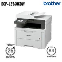 Impresora Multifunción Laser LED color DCP-L3560CDW Ethernet WiFi