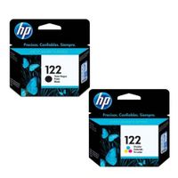 Kit Tinta HP 122 Negro Tricolor