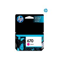 Cartucho HP 670 Magenta CZ115AL original