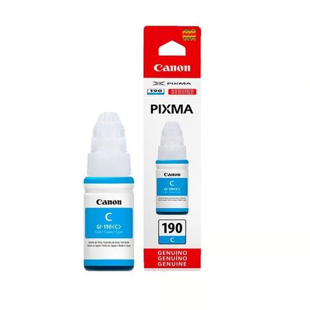 Botella de tinta Canon GI-190C Cyan Para G3110 G4110 Botella de tinta Canon GI-190C Cyan Para G3110 G4110