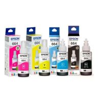 Tinta Epson T664 Kit 4 colores