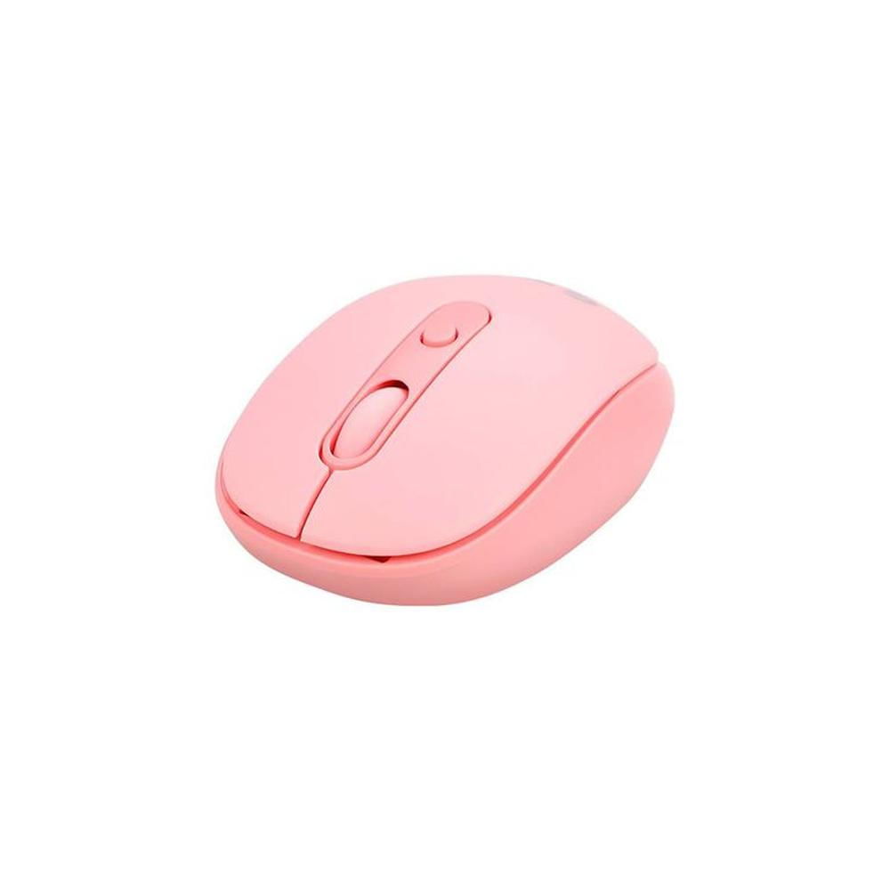 Mouse Inalámbrico Teros color Rosado 1600 dpi receptor USB TE5075R
