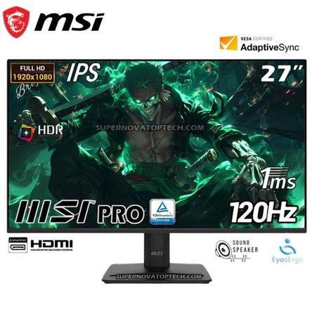 MONITOR MSI PRO MP275 E2 27 IPS FHD 120Hz 1ms Parlante MONITOR MSI PRO MP275 E2 27 IPS FHD 120Hz 1ms Parlante