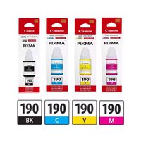 Pack Tinta Canon GI-190 COLORES y NEGRO