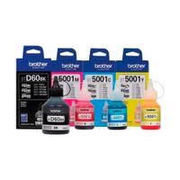 KIT de 4 Tintas Brother Btd60bk / Bt5001c / Bt5001m / Bt5001y