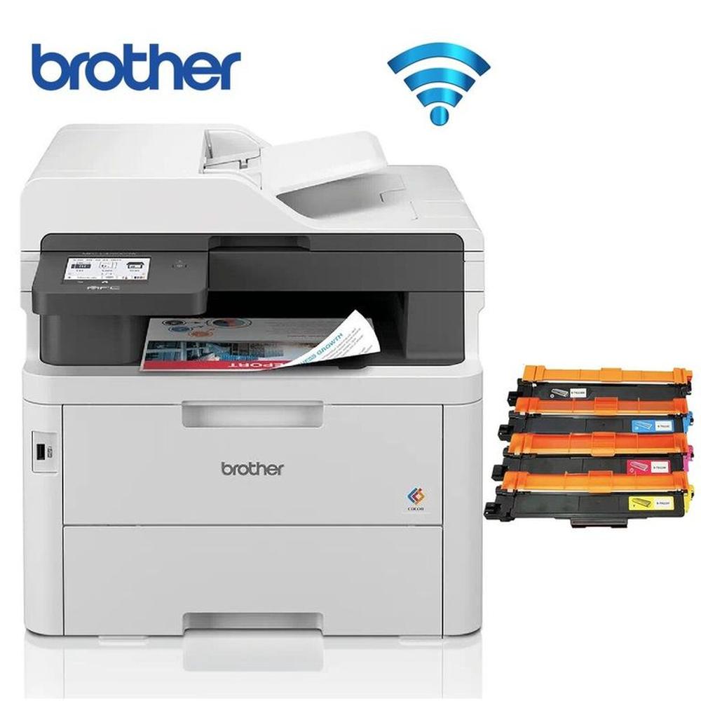 Impresora Láser color Brother MFC-L3760CDW Duplex WIFI Red ADF FAX Impresora Láser color Brother MFC-L3760CDW Duplex WIFI Red ADF FAX