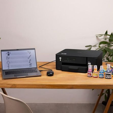 Impresora Multifuncional DCPT230 Tinta Continua Color Brother