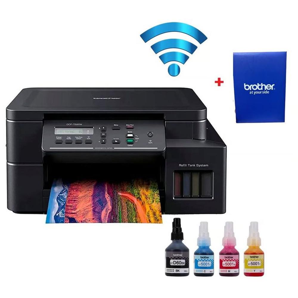 Impresora Brother DCP-T520W Multifuncional Wifi Tinta Continua Impresora Brother DCP-T520W Multifuncional Wifi Tinta Continua