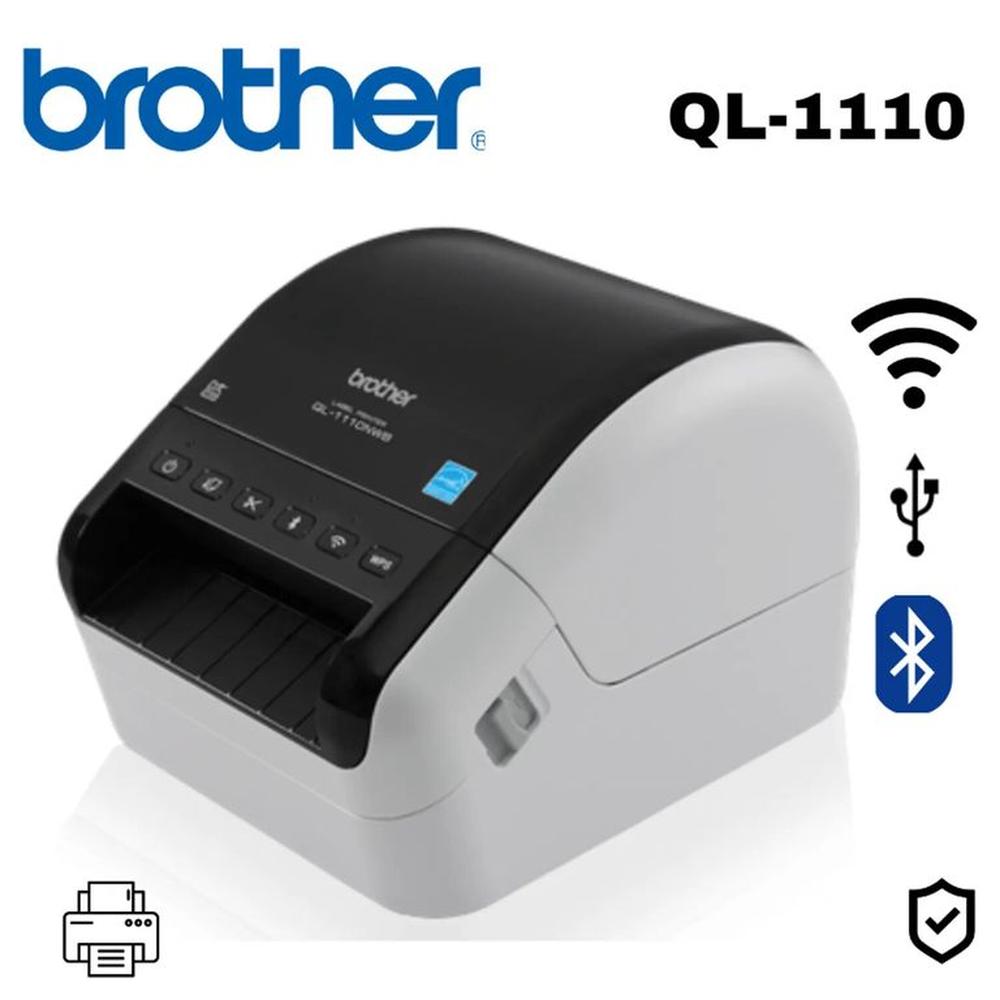 Impresora De Etiqueta QL-1110NWB Brother Wifi Bluetooth Red Impresora De Etiqueta QL-1110NWB Brother Wifi Bluetooth Red