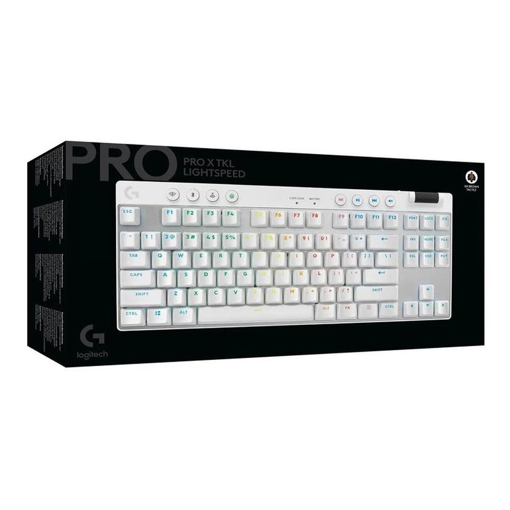 TECLADO LOGITECH PRO X TKL LIGHTSPEED WHITE 920-012143 GAMING TECLADO LOGITECH PRO X TKL LIGHTSPEED WHITE 920-012143 GAMING