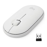 Mouse Logitech Pebble M350 Wireless Off-white
