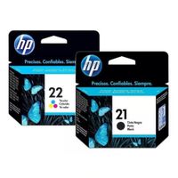 Kit Tinta HP 21, 22 Negro, Tricolor