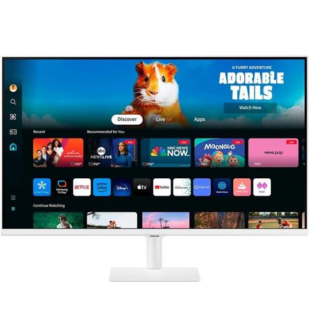 Monitor Smart Samsung M5 27 LS27DM501ELXPE Full HD Wifi Monitor Smart Samsung M5 27 LS27DM501ELXPE Full HD Wifi