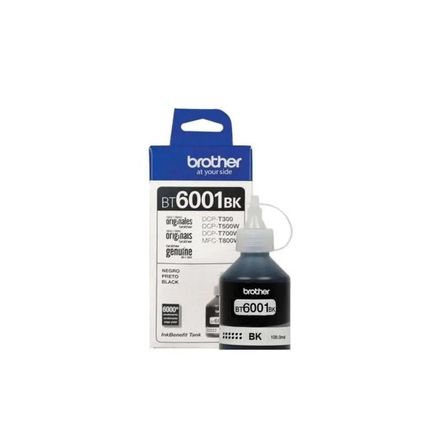Tinta Original Brother BT-6001BK Black Para DCP-T300 DCP-T310 Tinta Original Brother BT-6001BK Black Para DCP-T300 DCP-T310