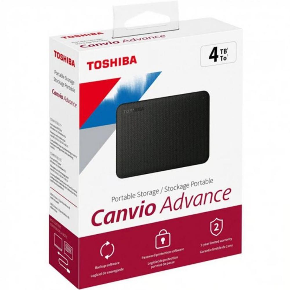 Disco Duro Externo Toshiba Canvio Advance 4TB - Negro - Portátil Disco Duro Externo Toshiba Canvio Advance 4TB - Negro - Portátil