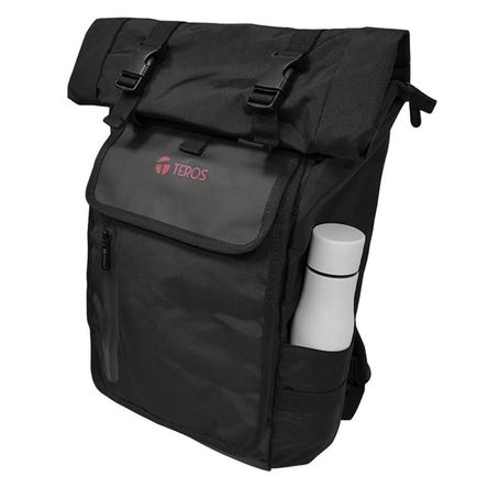 Mochila TEROS TE-ACS9018 poliéster soporta notebooks de 15.6 Negro