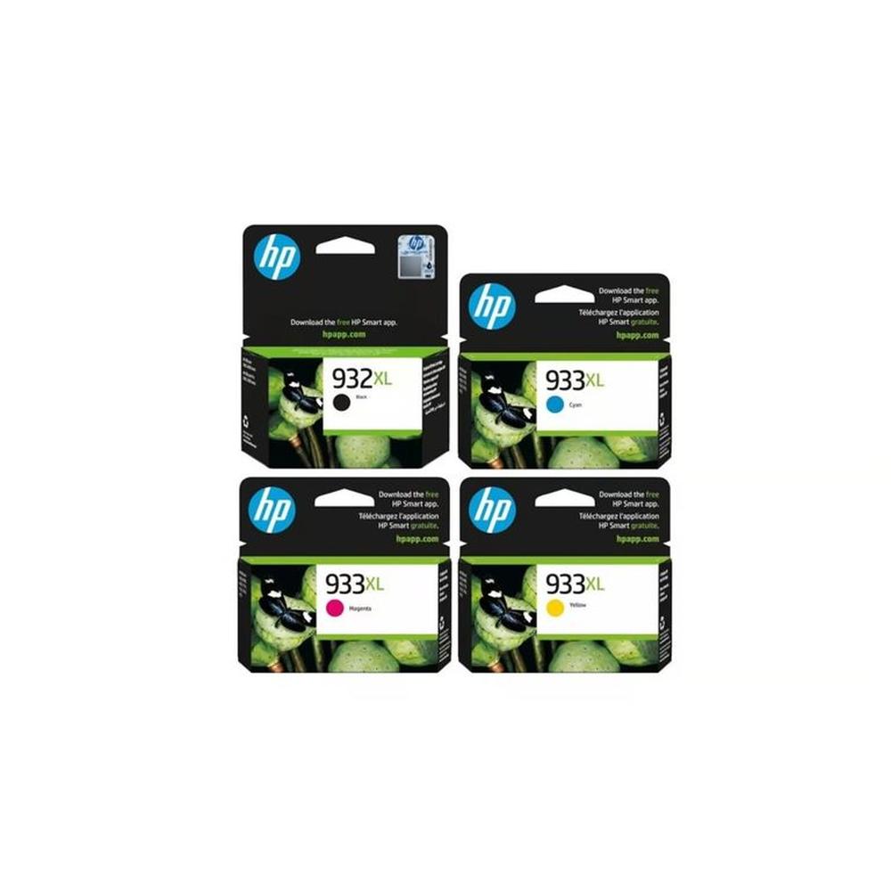 Kit Tinta HP 932XL 933XL Cyan Magenta Amarillo Negro Original