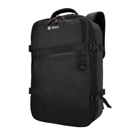 MOCHILA TEROS TRAVEL NEGRO TE-9025BK, para notebooks de hasta 15,6 MOCHILA TEROS TRAVEL NEGRO TE-9025BK, para notebooks de hasta 15,6
