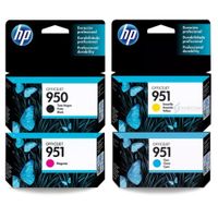 Kit Tinta HP 950 951 Cyan Magenta Amarillo Negro