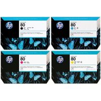 Kit de Cartuchos de Tinta HP 80 (350 ml) Original