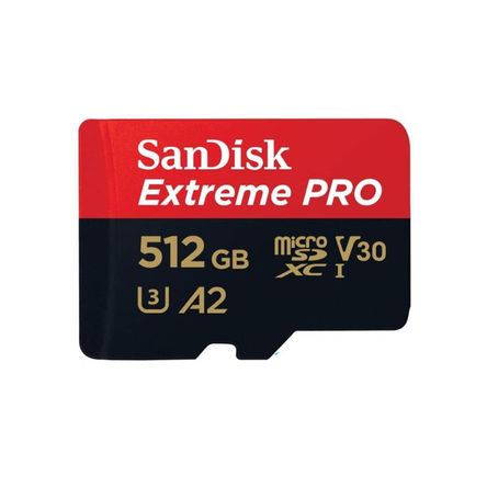 Memoria MicroSDXC Sandisk Extreme PRO 512GB U3 4K 200MBs