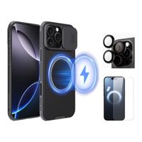 CASE NILLKIN CAMSHIELD MAG IPHONE 16 PRO MAX + VIDRIOS