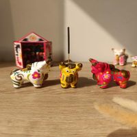 Artesanía Torito de Pucará Multicolor 6 x 6,5