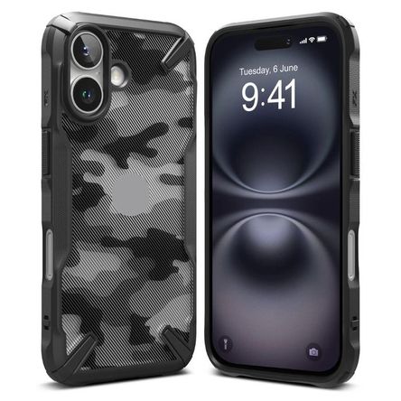 CASE RINGKE FUSION X CAMUFLADO IPHONE 16 PLUS