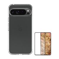 CASE CLEAR BUMPER PIXEL 9 PRO XL Y VIDRIO