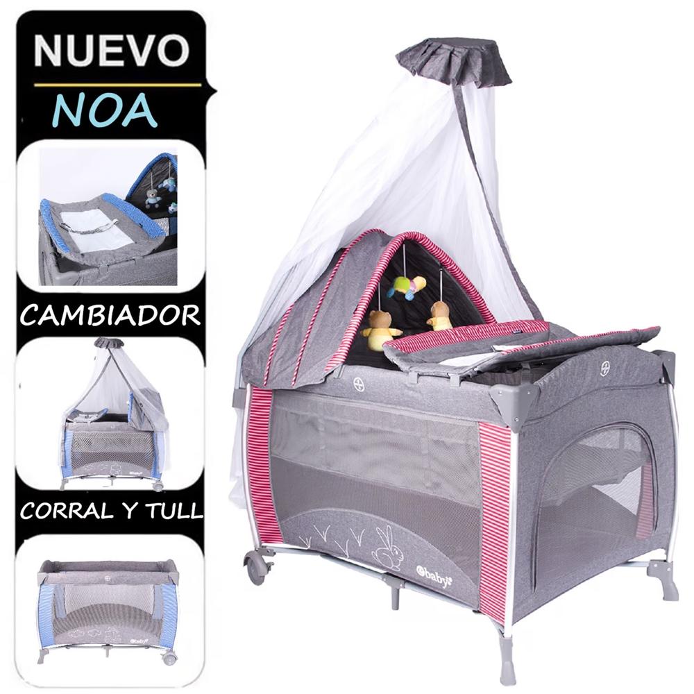 Cuna Corral Ebaby Noa Funcion Mecedora RJ