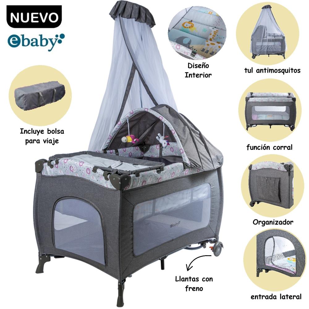 Cuna Corral Mecedora con Cambiador 716-3 RG