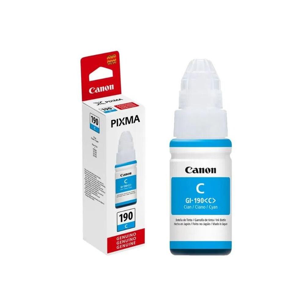 Botella de Tinta Canon GI-190C Cian