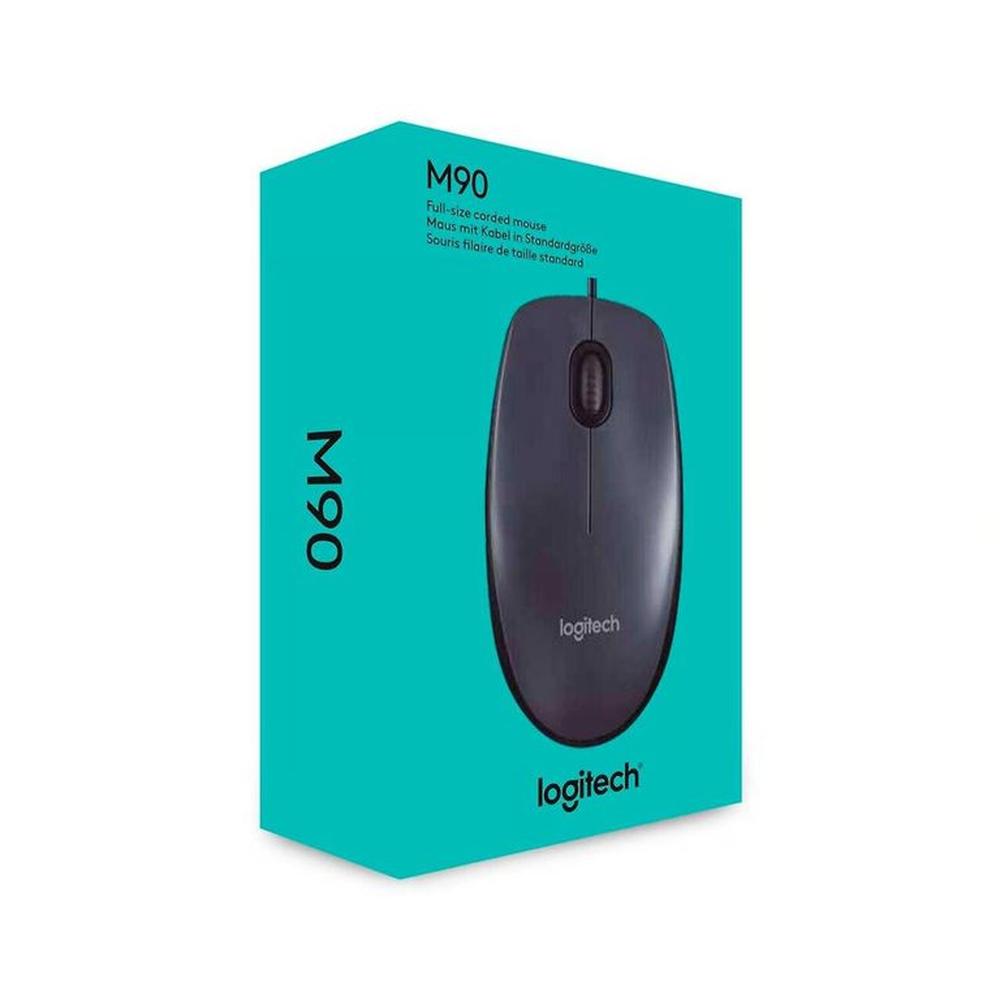 Mouse con cable USB M90 Logitech Negro