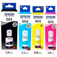 Pack Tintas Epson T504 Colores Originales