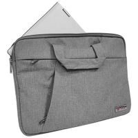 MALETIN GRIS TEROS PARA LAPTOPS DE HASTA 156 POLIÉSTER COLOR GRIS