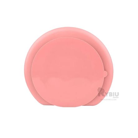 Vajilla Antidezlizante de Bebe Rosado Y+Envoltorio de Regalo Vajilla Antidezlizante de Bebe Rosado Y+Envoltorio de Regalo