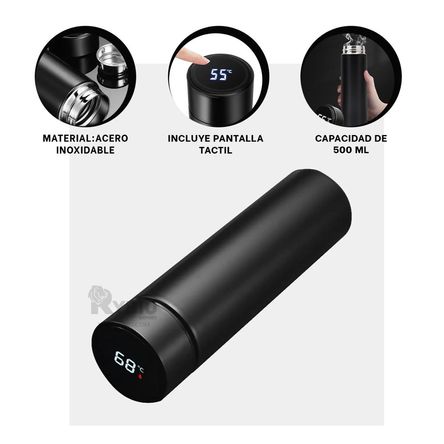 Pomo Resistente 500ml Tono Negro Y+Envoltorio de Regalo