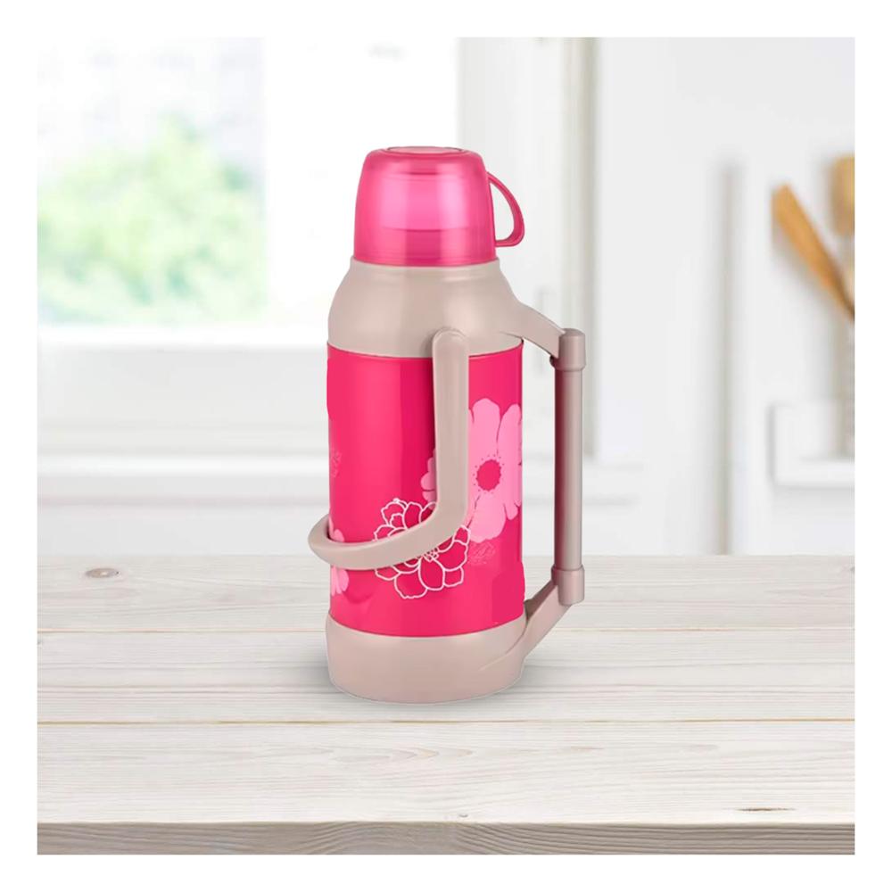 Recipiente Termico en Color Rosado Y+Regalo Stickers