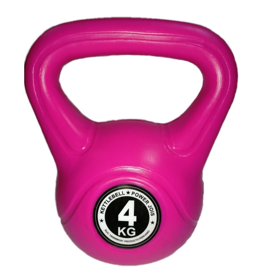 Pesa Rusa 4 kg Kettlebell Rosado