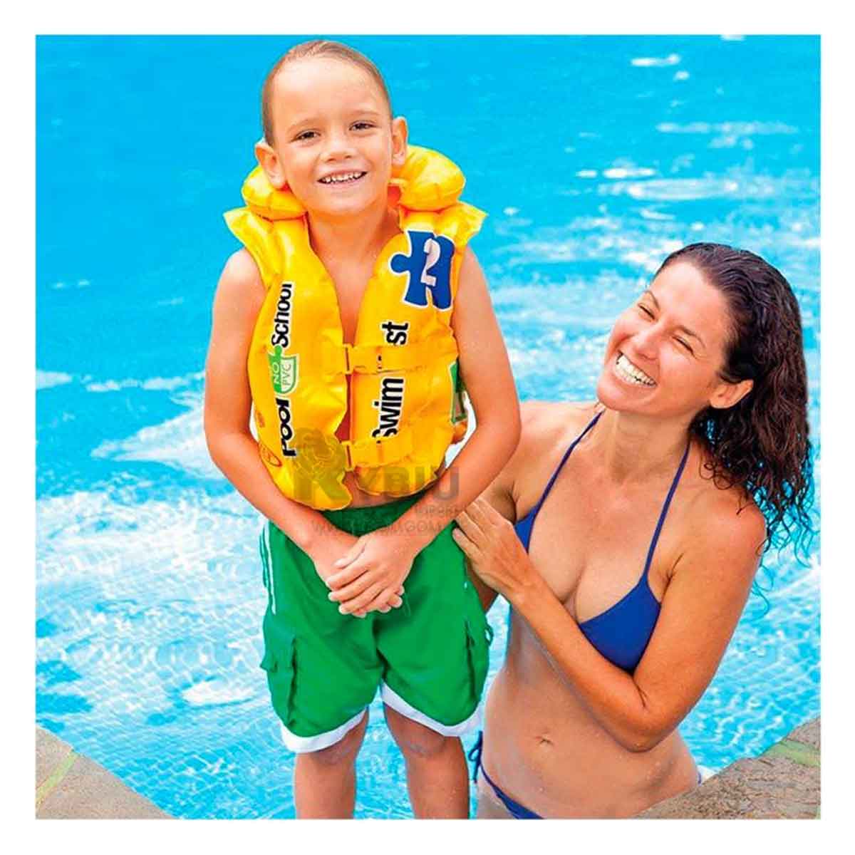 Chaleco Flotador Seguro para Niños Amarillo Y+Agendita