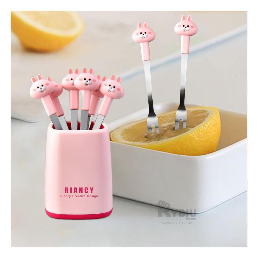 Cubierto Ligero de Conejo Rosado Y+Gift MiniAgenda