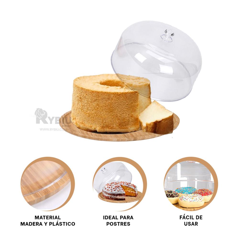 Base para Postres de 28cm en Traspararente Y+Gift Stickers