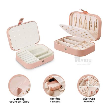 Caja de Joyas en Tono Palo Rosa Y+Post-it Adhesivos Caja de Joyas en Tono Palo Rosa Y+Post-it Adhesivos